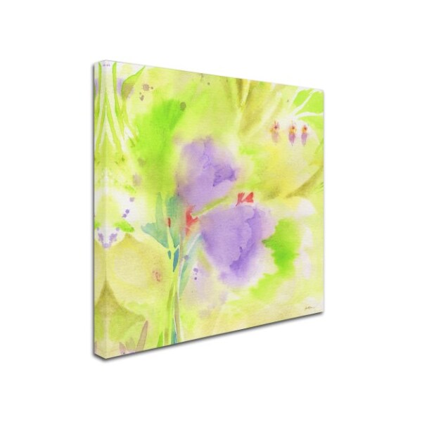 Sheila Golden 'Violet Duo' Canvas Art,35x35